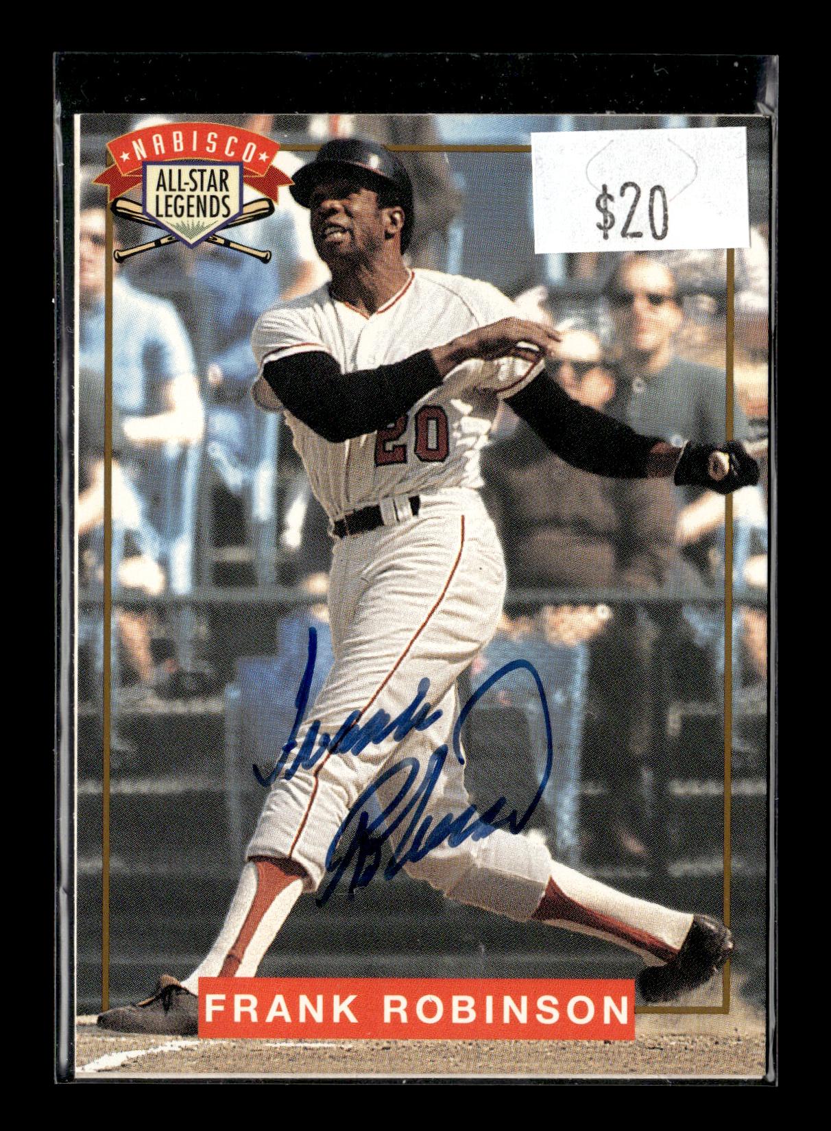 1994 Nabisco All-Star Legends Autographs Frank Robinson #NNO Baltimore Orioles