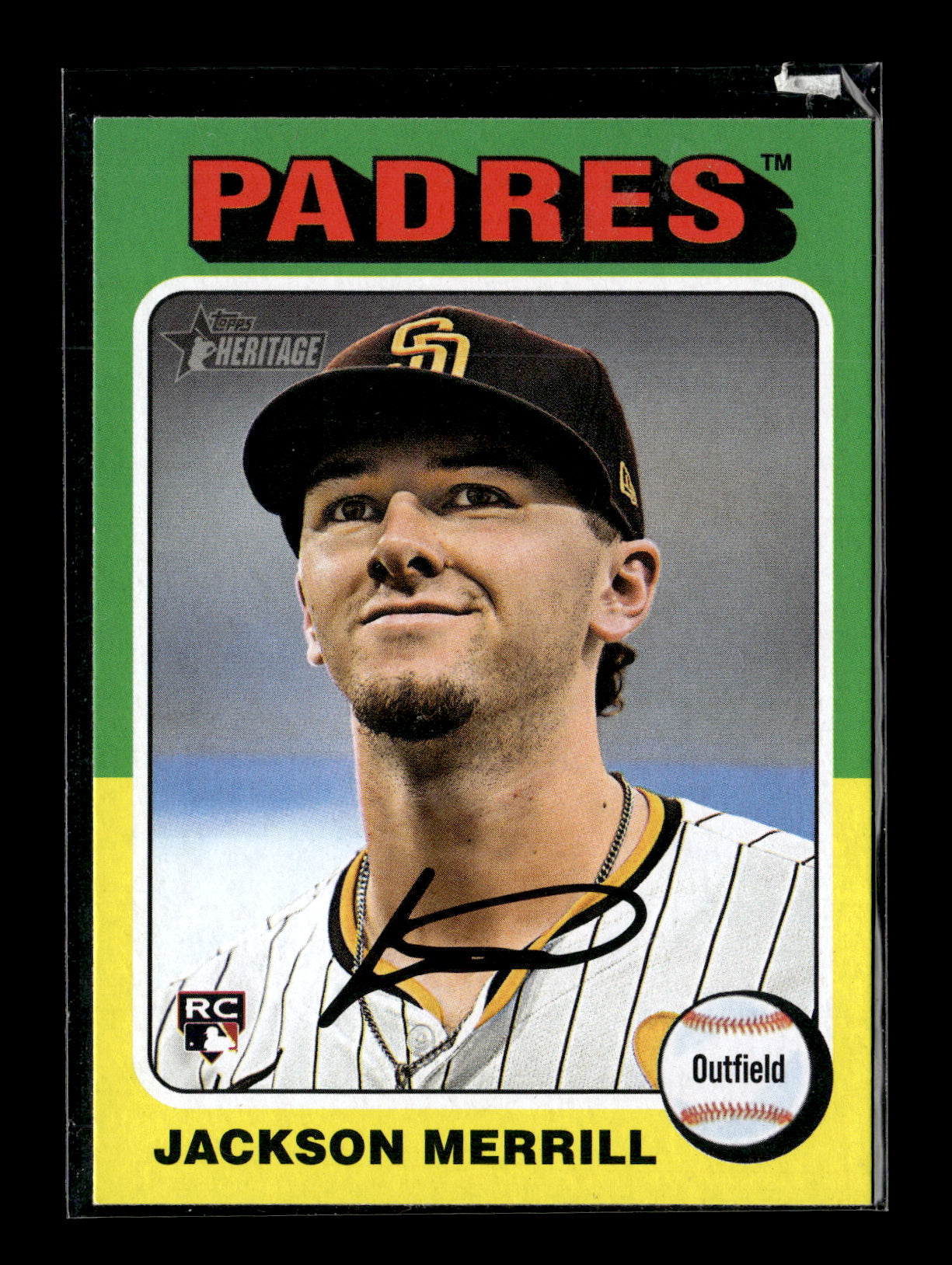 2024 Topps Heritage Jackson Merrill #689 San Diego Padres