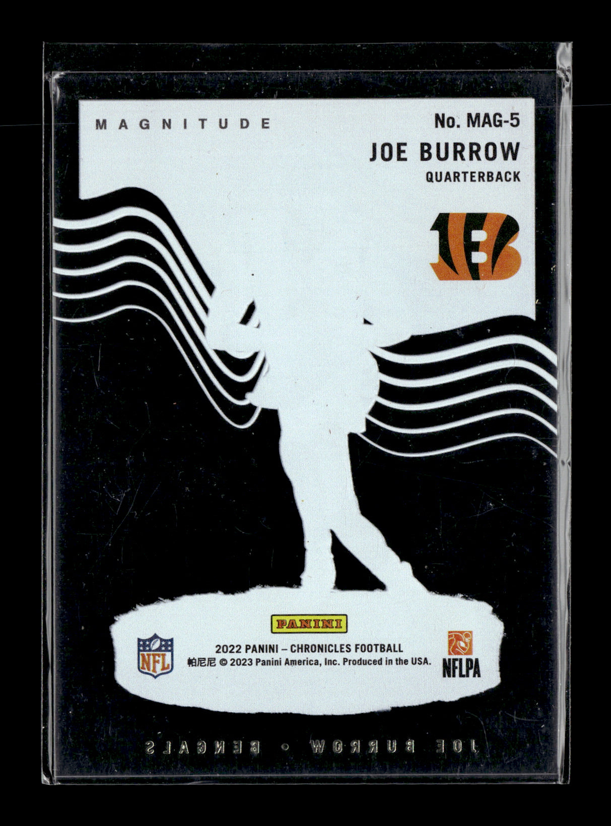 2022 Panini Chronicles Joe Burrow #MAG-5 Magnitude Cincinnati Bengals