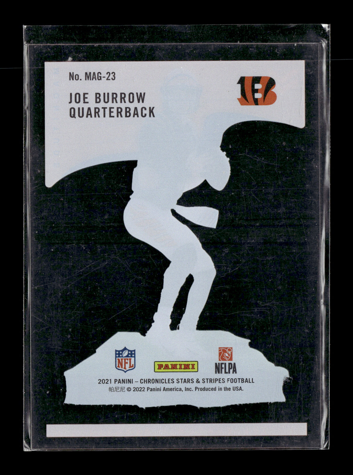 2021 Panini Chronicles Joe Burrow #MAG-23 Magnitude Cincinnati Bengals