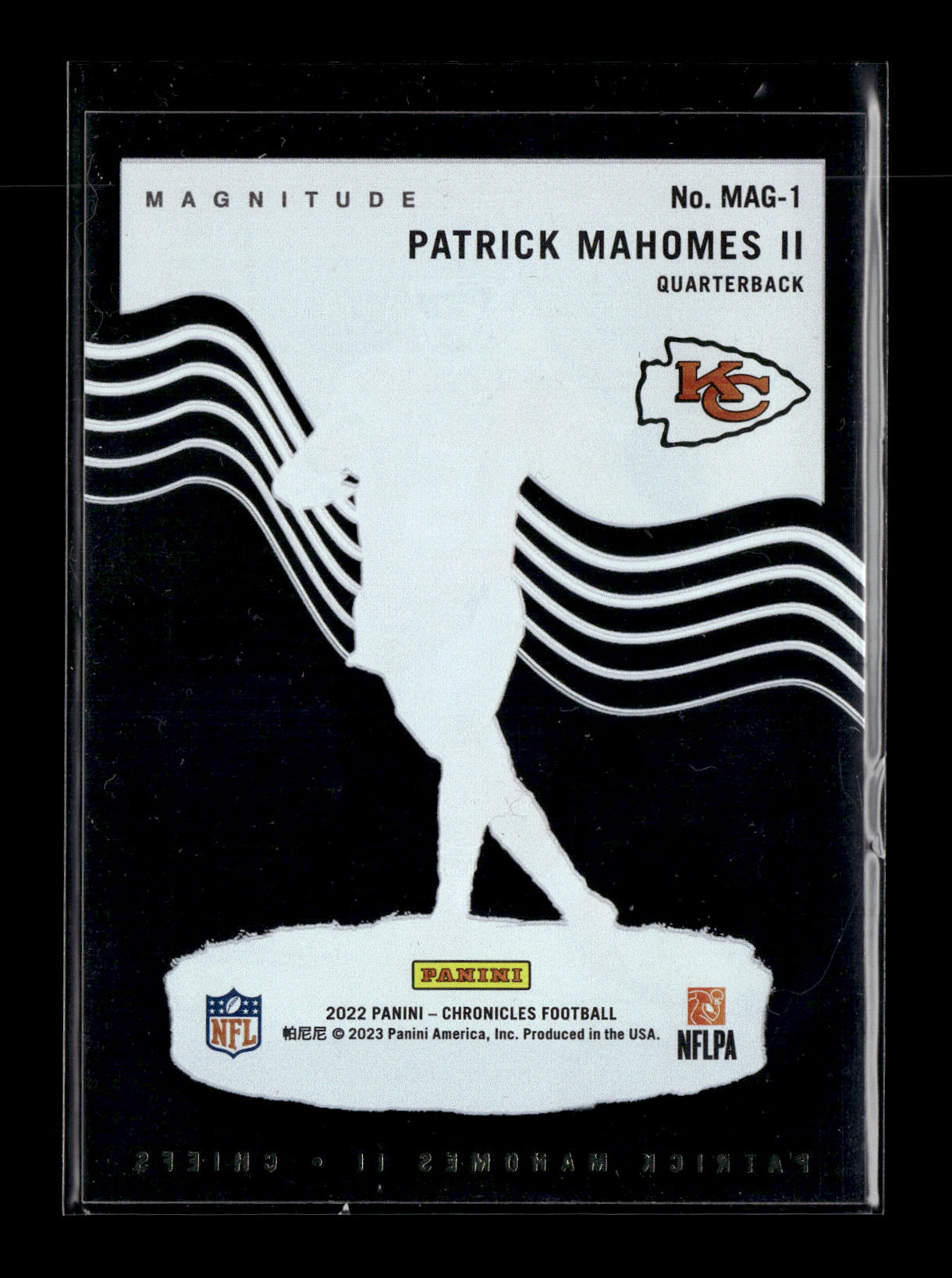 2022 Panini Chronicles Patrick Mahomes II #MAG-1 Magnitude Kansas City Chiefs