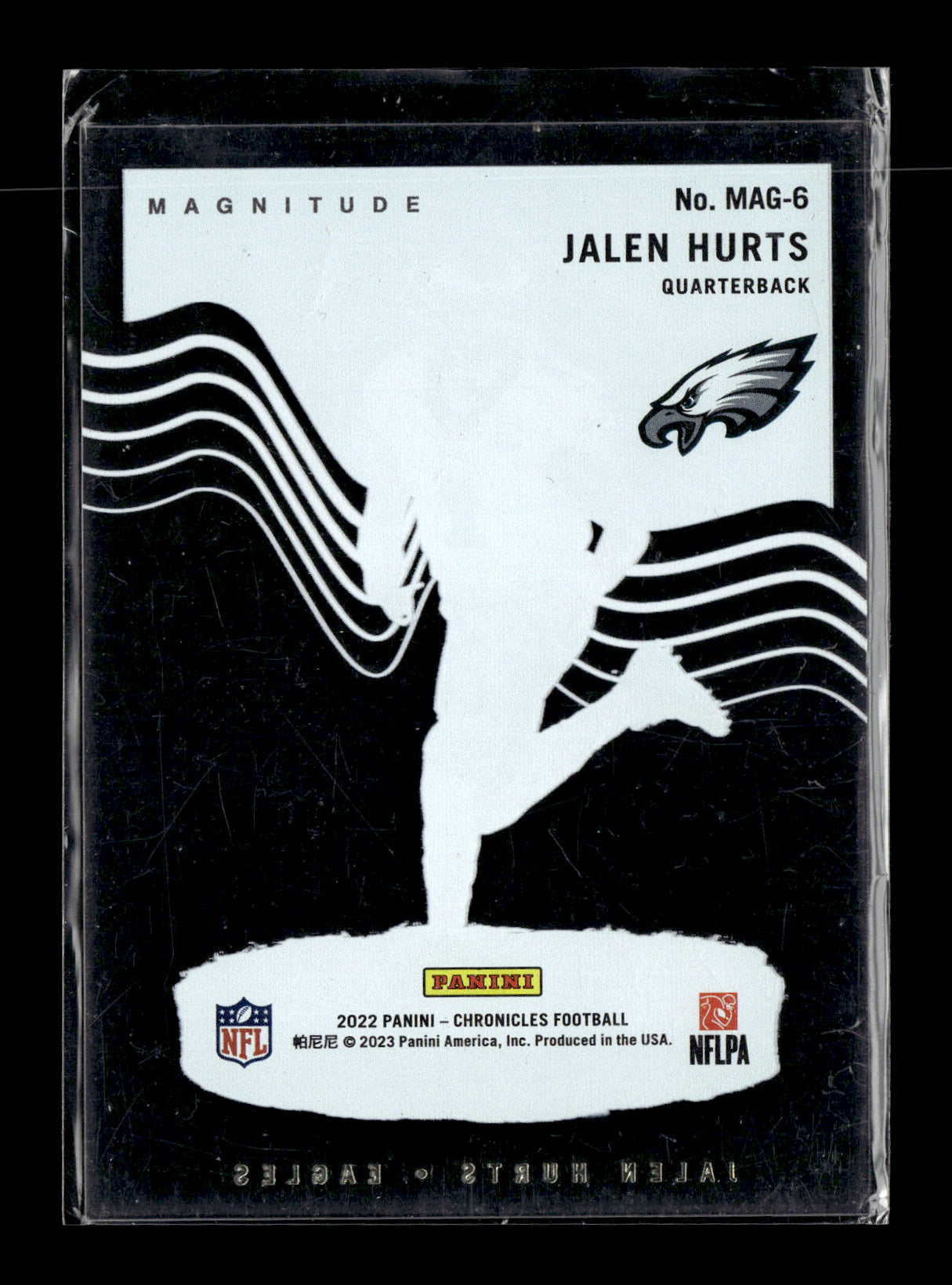 2022 Panini Chronicles Jalen Hurts #MAG-6 Magnitude Philadelphia Eagles