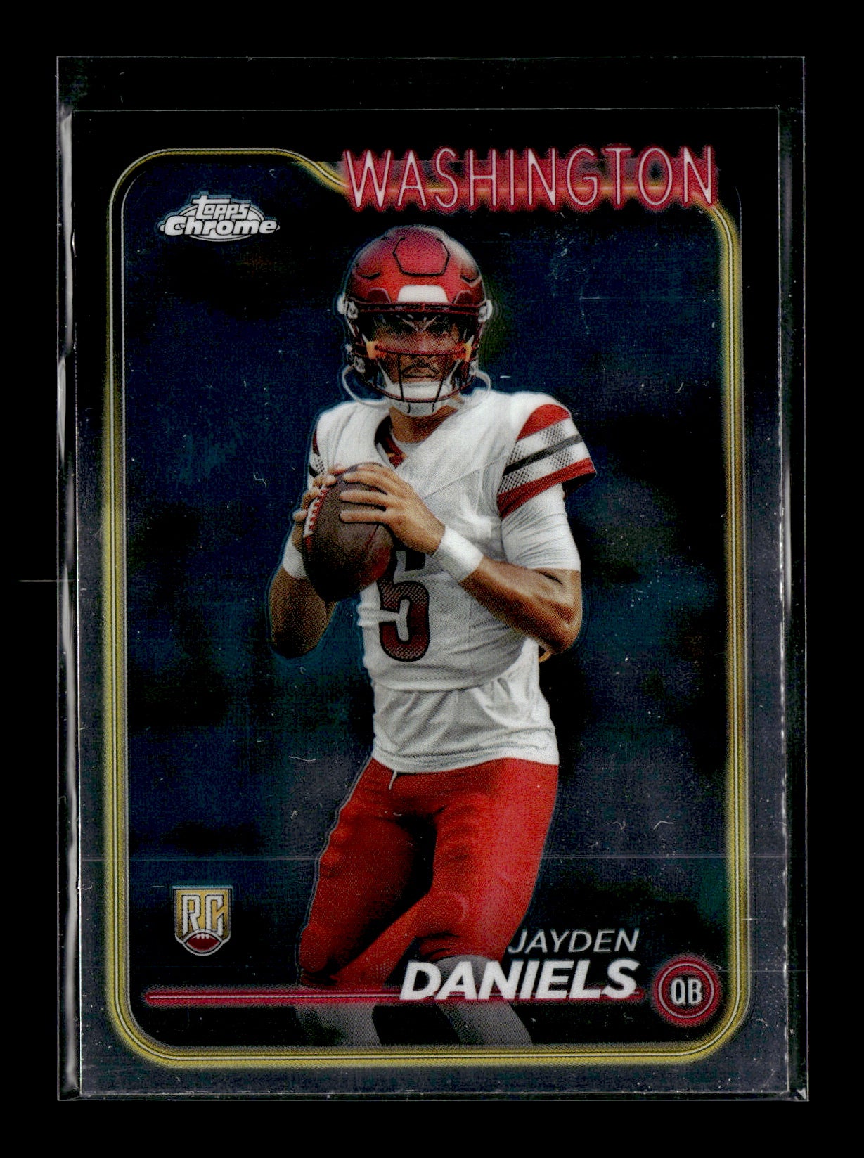 2024 Topps Chrome Jayden Daniels #201 Washington Commanders