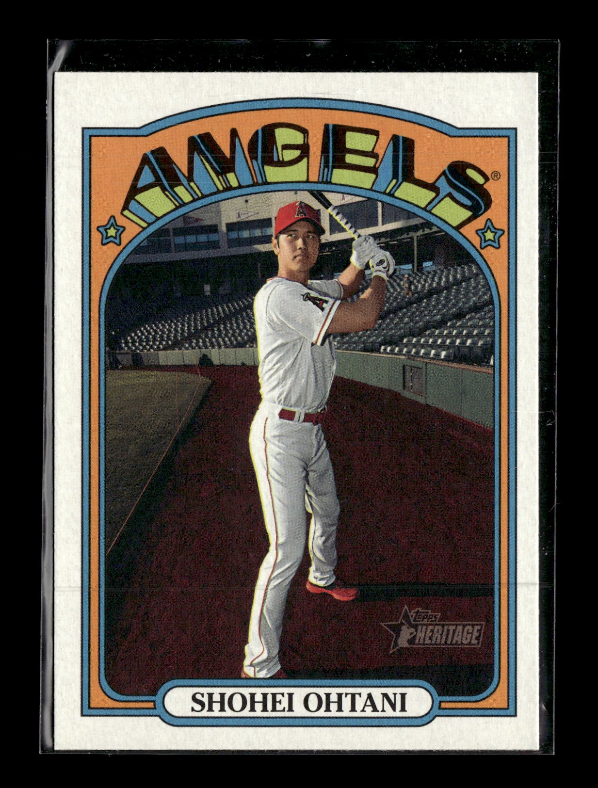 2021 Topps Heritage Shohei Ohtani #245 Los Angeles Angels