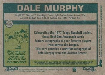 2026 Topps Heritage #77RO-DM Dale Murphy Real One Autographs Atlanta Braves