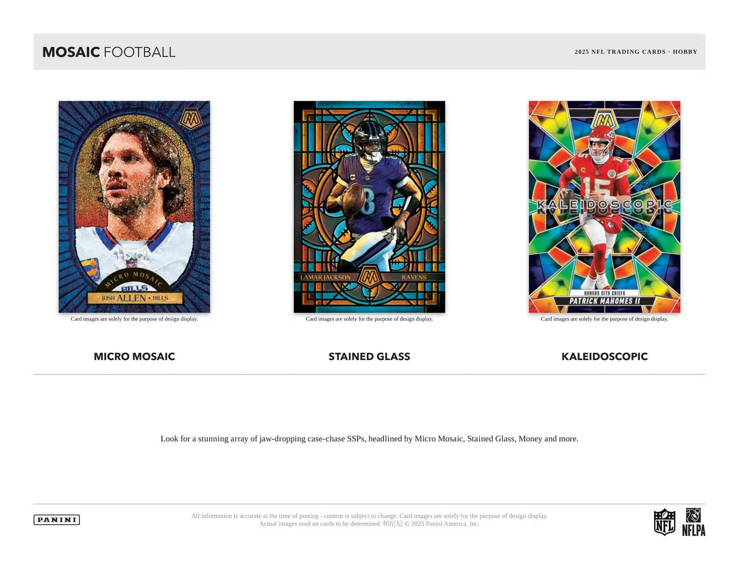 PRESALE - 2025 Panini Mosaic Football Hobby Box