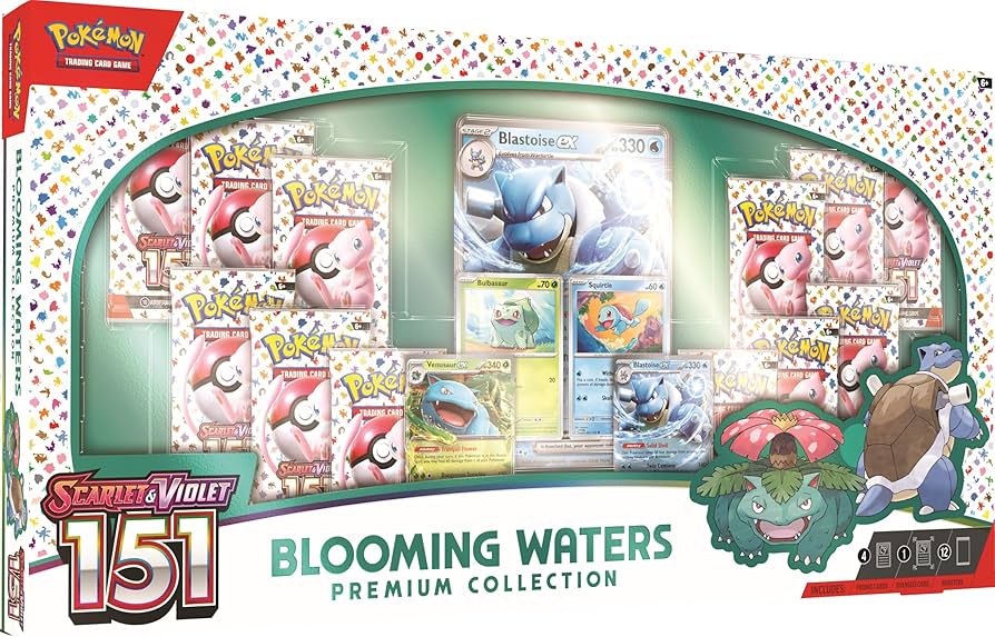 Pokemon Scarlet and 151 Violet Blooming Waters Premium Collection