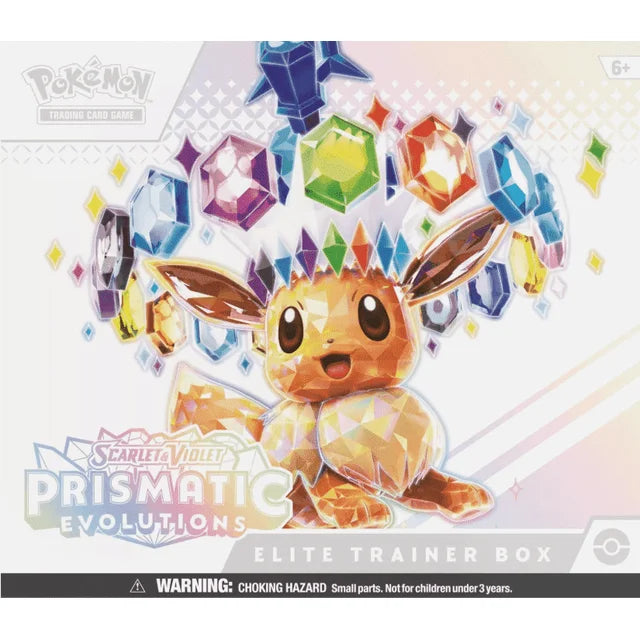 Pokemon Scarlet & Violet Prismatic Evolutions Elite Trainer Box