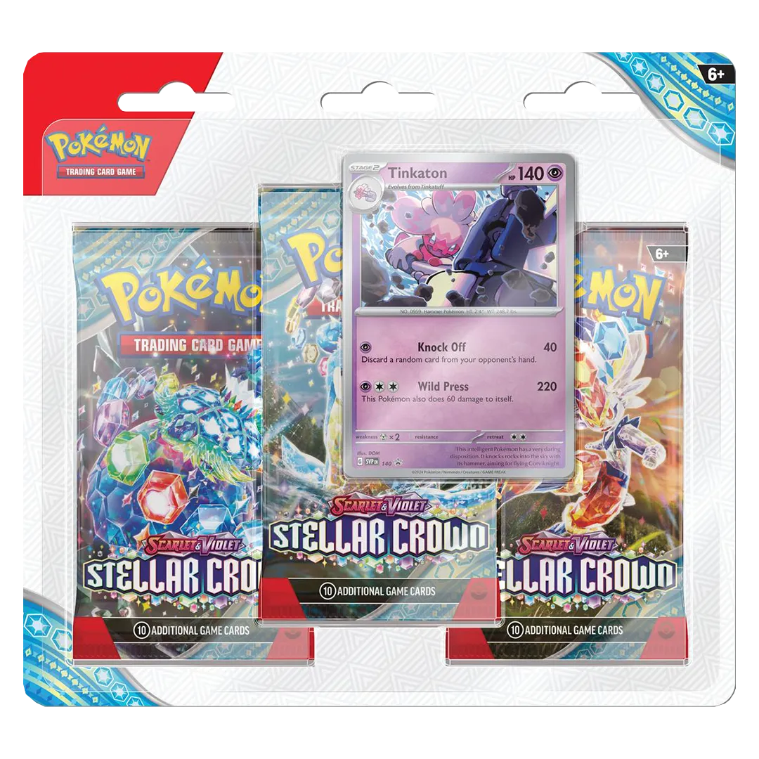 Pokemon Scarlet & Violet Stellar Crown Blister Box