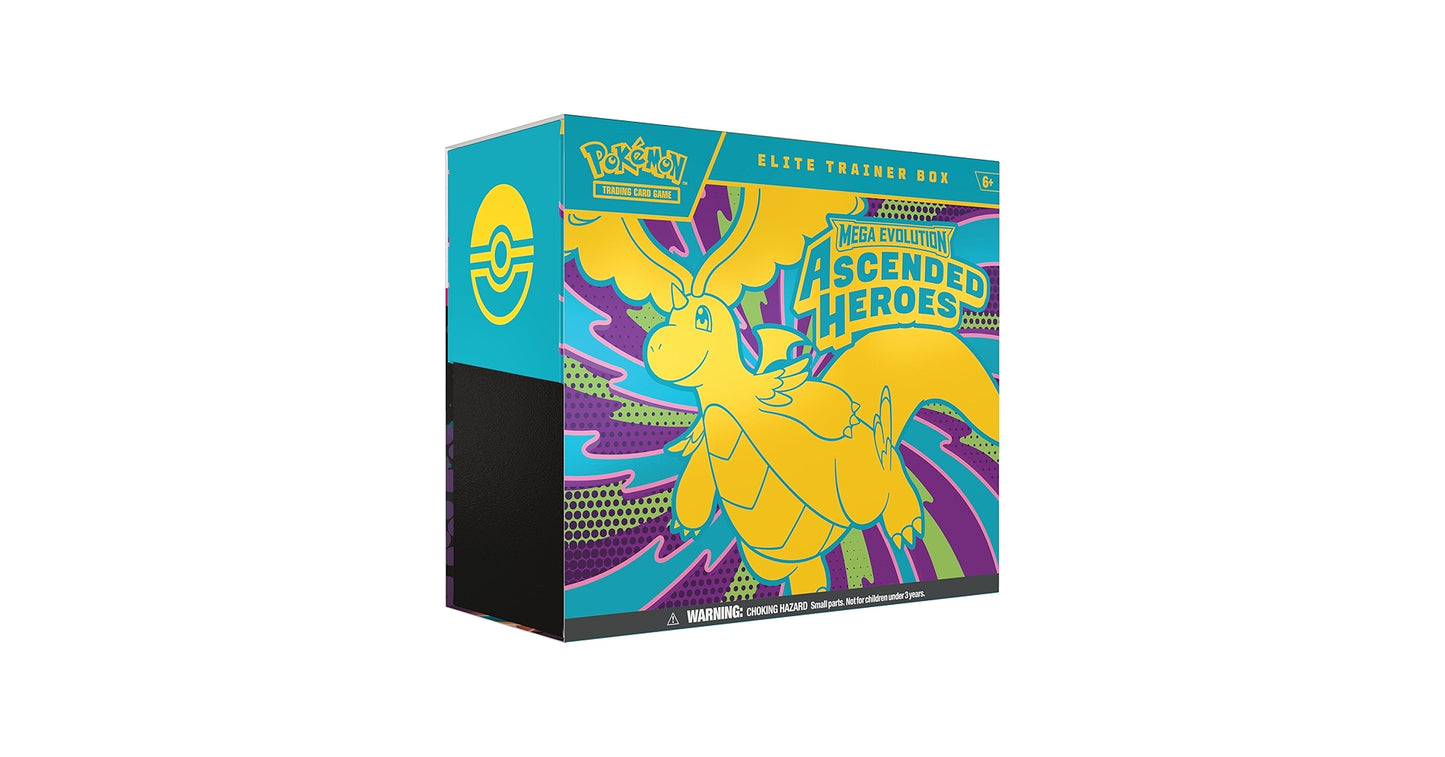 Pokemon Mega Evolution Ascended Heroes Elite Trainer Box
