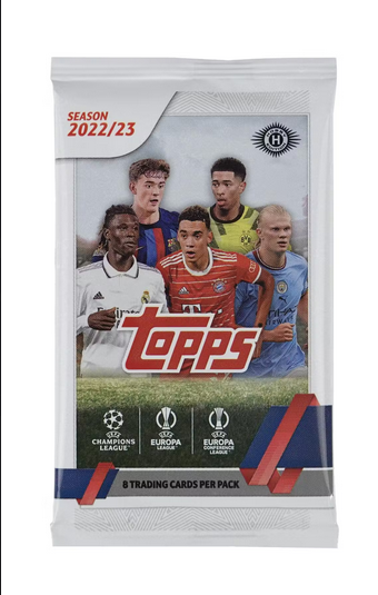 2022/23 Topps UEFA Club Competitions Soccer Hobby Pack