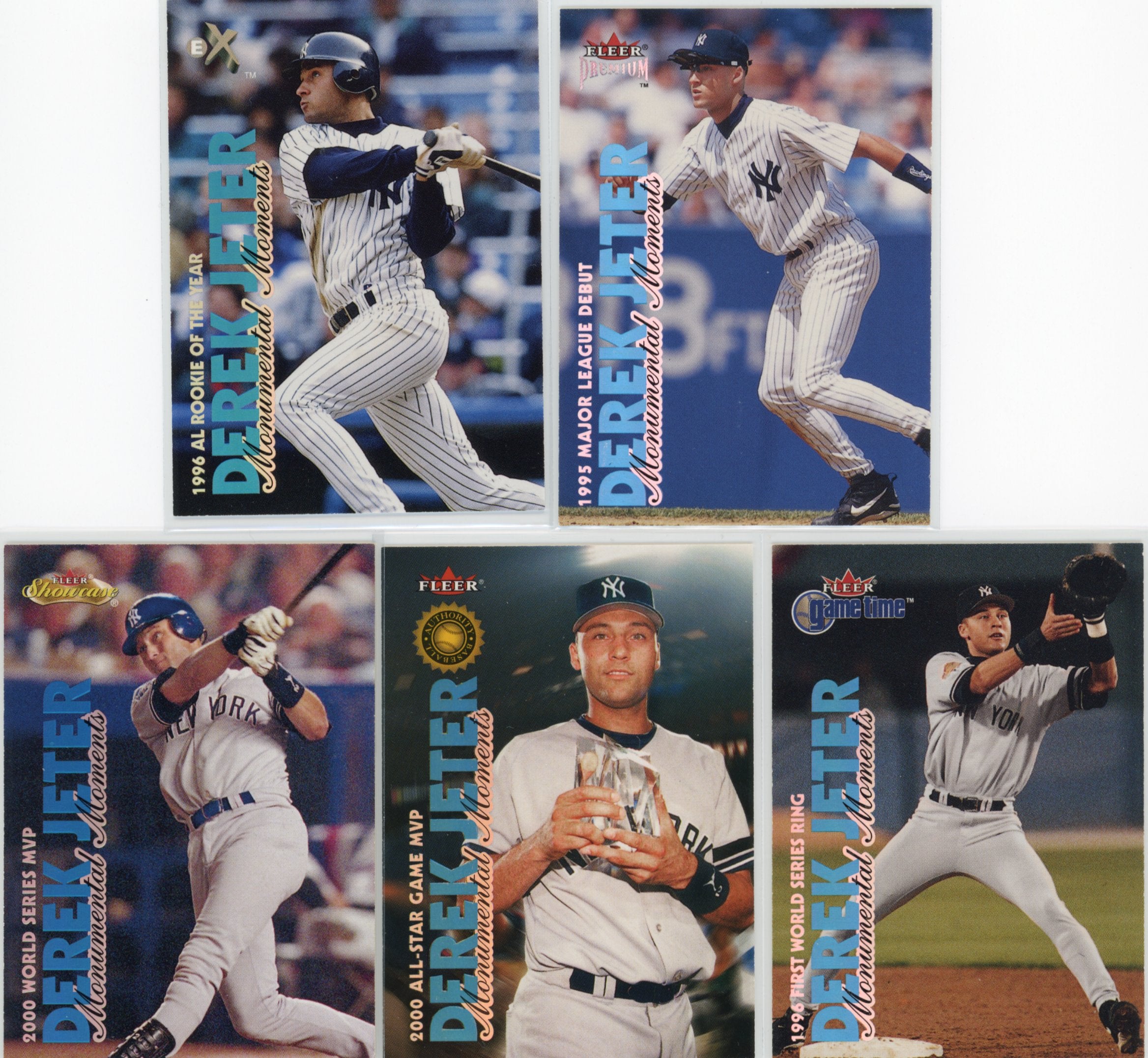 2001 Fleer Legacy Derek Jeter Collection #1-22 - #/1000 22 Card