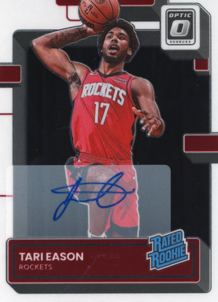 2022/23 Panini Donruss Optic Tari Eason Rated Rookie #203 - Autograph Rockets