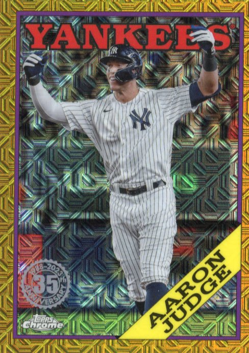 2023 Topps Aaron Judge #T88C-81 - Gold Mojo #/50 Yankees