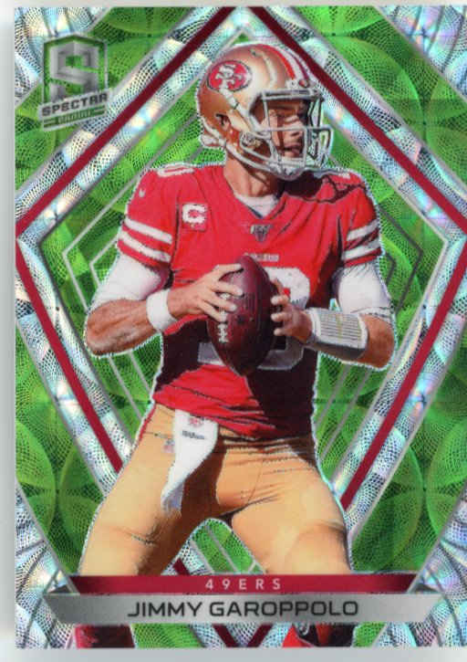 2020 Panini Spectra Jimmy Garoppolo #132 - Green #/35 49ers