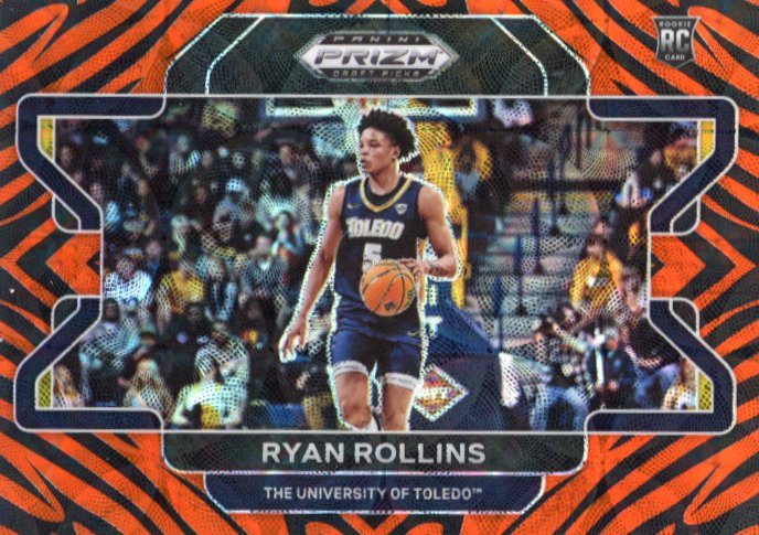 2022 Panini Prizm Draft Picks Ryan Rollins RC #86 - Tiger Toledo