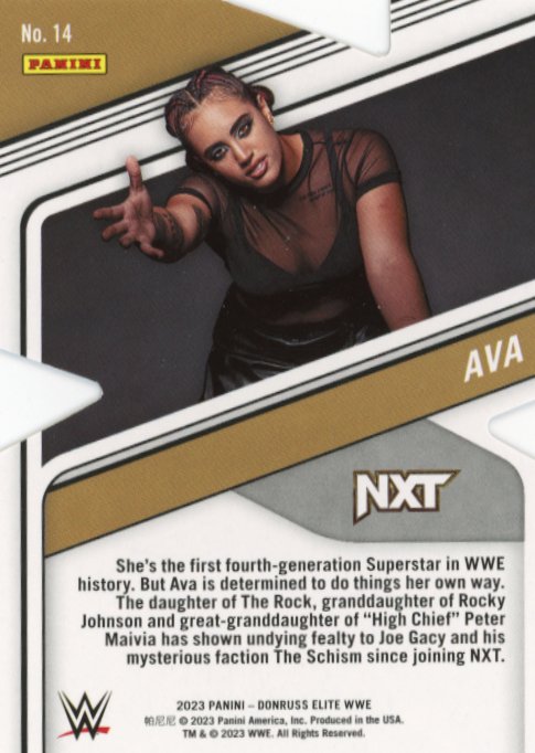 2023 Panini Donruss Elite Ava RC #14 - #/24