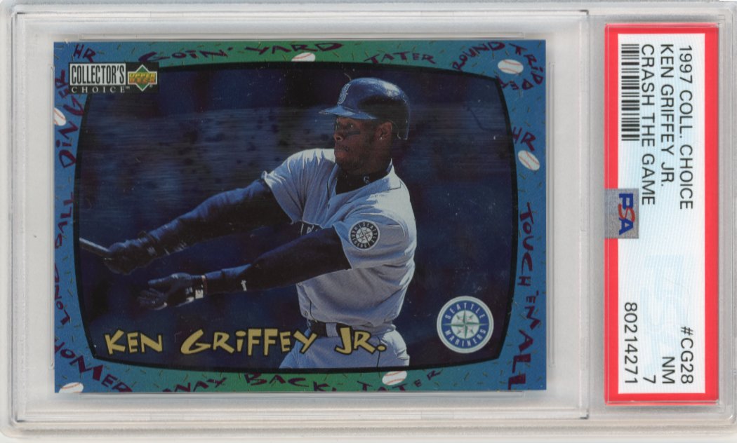 1997 Upper Deck Collector's Choice Ken Griffey Jr. #CG28 - PSA 7 Mariners