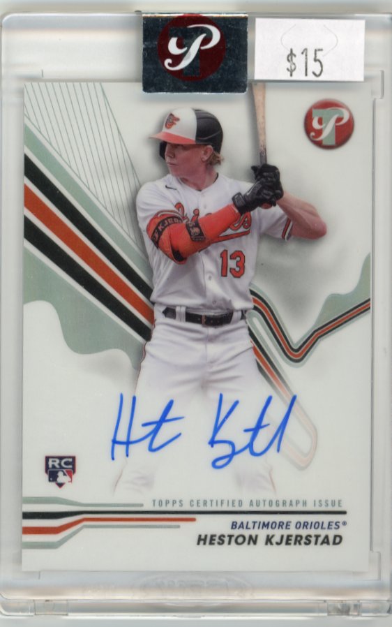 2024 Topps Pristine Heston Kjerstad RC #PA-HK - Autograph Orioles