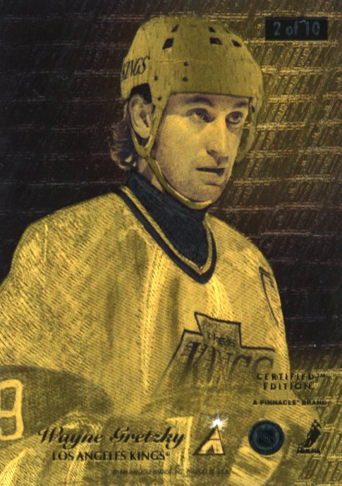 1995/96 Pinnacle Select Wayne Gretzky Gold Team #2 - Kings