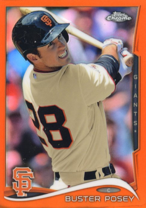 2014 Topps Buster Posey #152 - Orange Giants