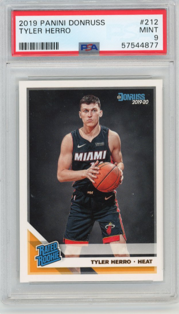 2019 Panini Donruss Tyler Herro #212 - Heat PSA 9