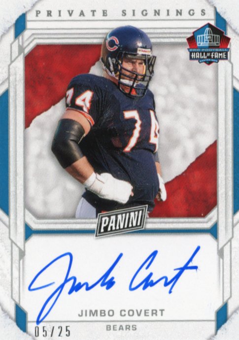 2020 Panini Private Signings Jimbo Covert #JC - #/25 Auto Bears