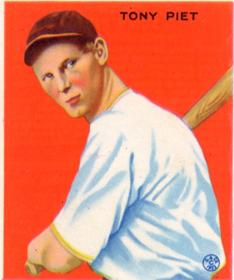 1933 Goudey Tony Piet #228 - Pirates