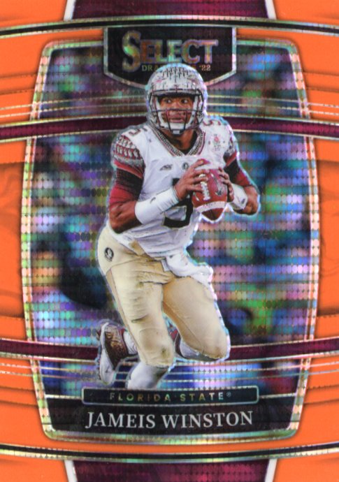 2022 Panini Select Draft Picks Jameis Winston #98 - #/26 Florida State