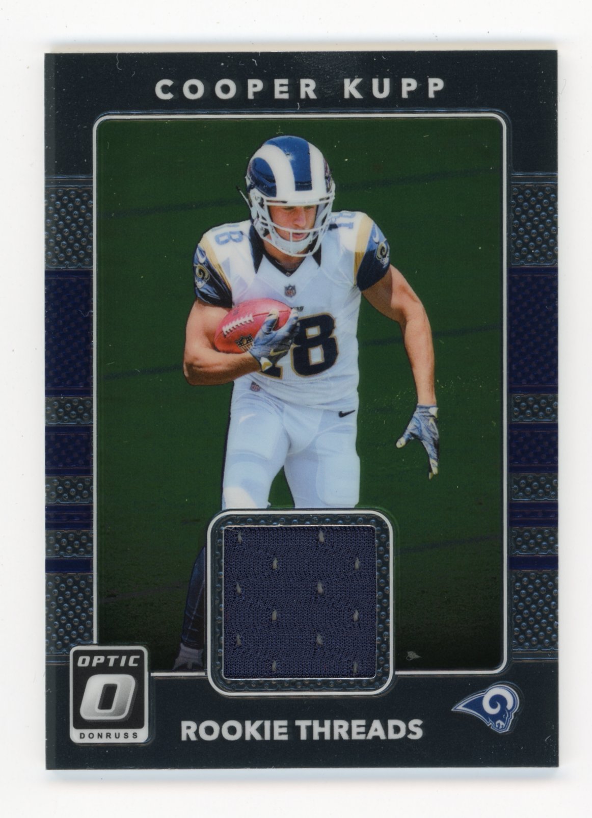 2017 Panini Donruss Optic Cooper Kupp Rookie Threads RC #18 - Relic Rams