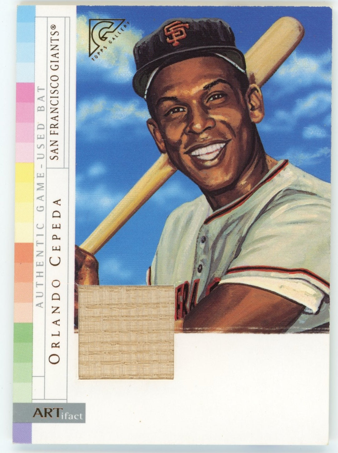 2003 Topps Gallery Orlando Cepeda Artifact #AR-OC - Relic Giants