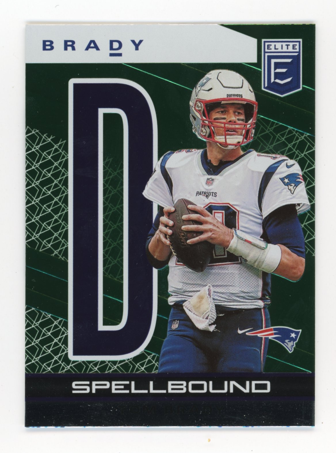 2020 Panini Donruss Elite Tom Brady #13 - Green Spellbound Patriots