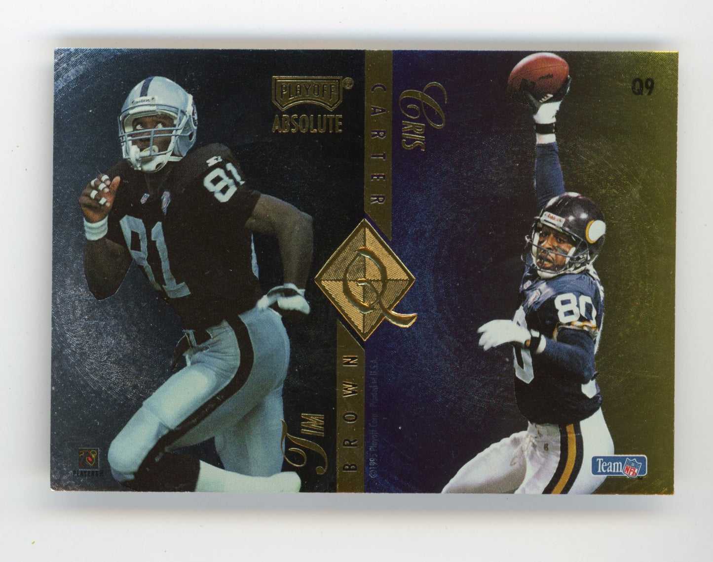 1995 Playoff Absolute Jerry Rice Michael Irvin Tim Brown Cris Carter #Q9 - 49ers Cowboys Raiders Vikings