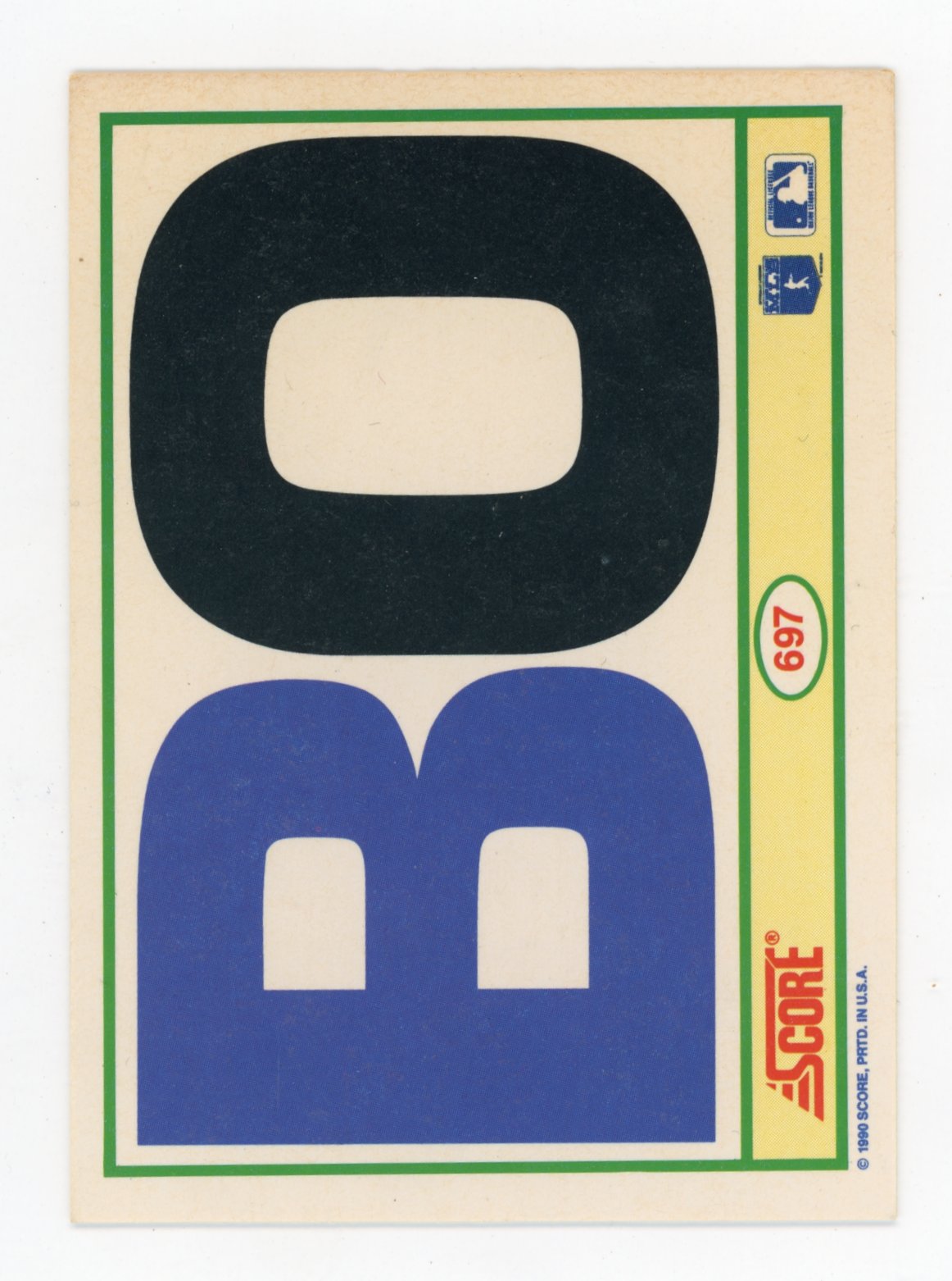 1990 Score Bo Jackson #697