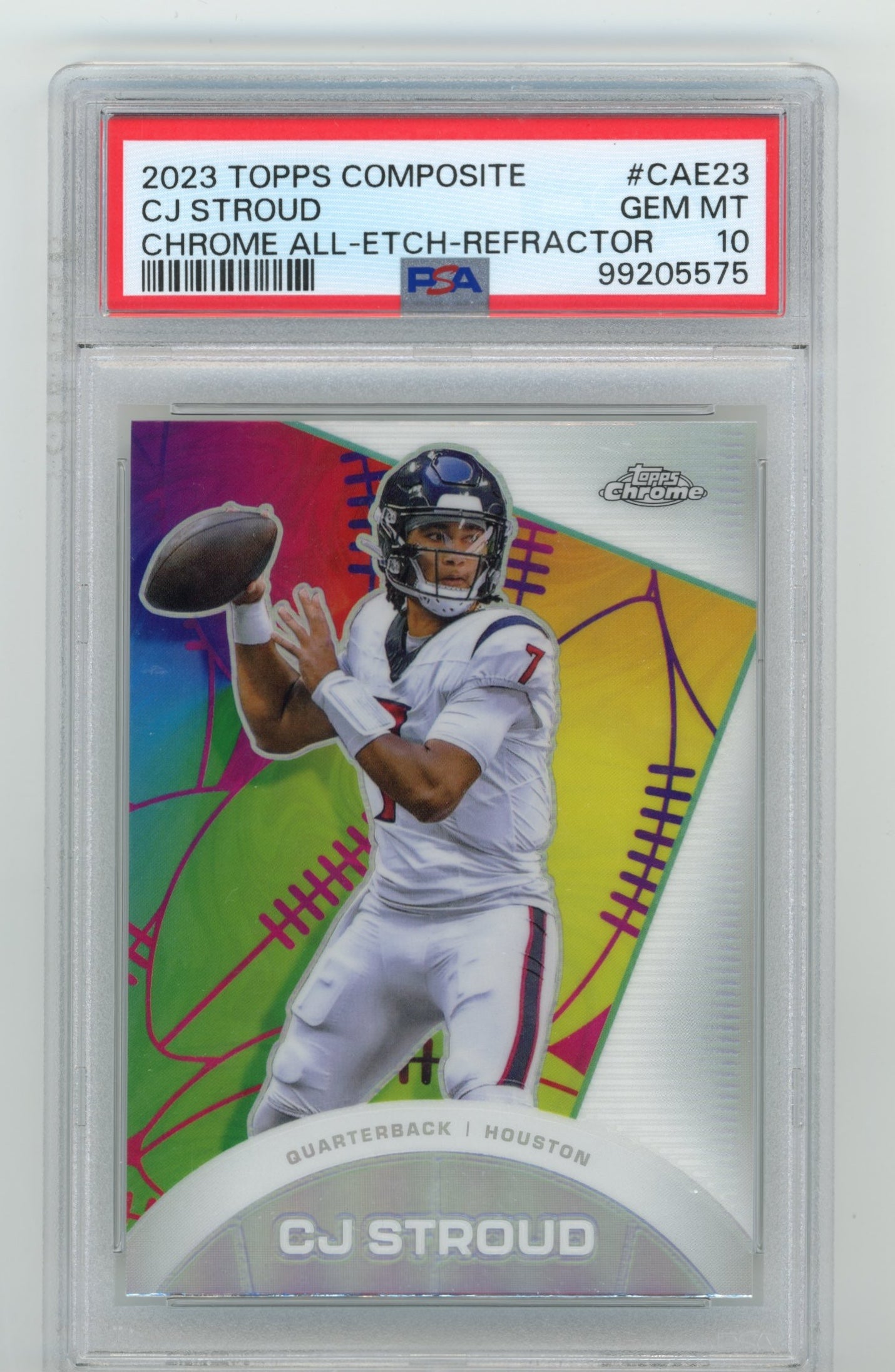 2023 Topps Composite CJ Stroud #CAE23 - PSA 10 Chrome All Etch Refractor TEXANS