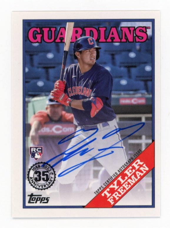 2023 Topps Tyler Freeman #88BA-TF - Autograph Guardians