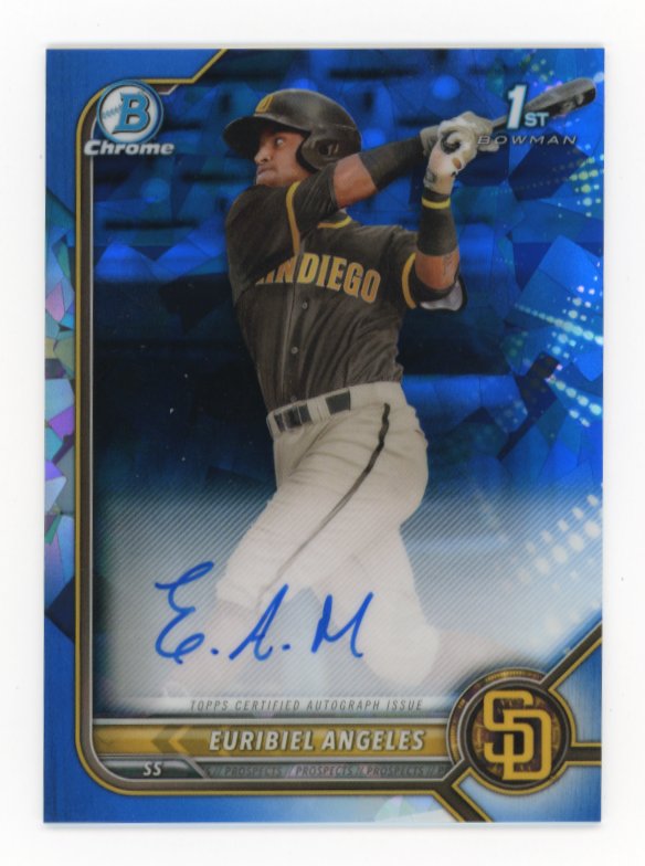 2022 Topps Bowman Sapphire Euribiel Angeles #BSPA-EA - Autograph