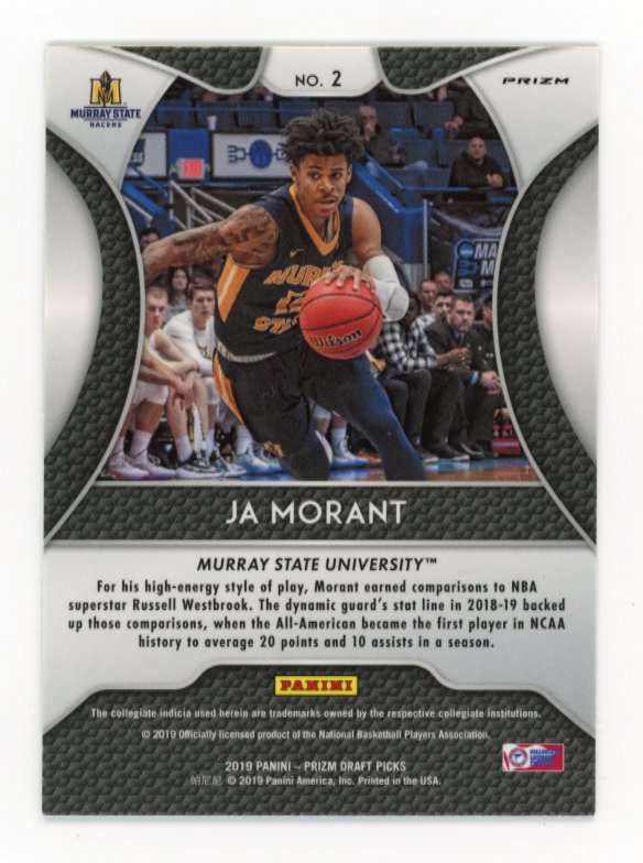 2019 Panini Prizm Ja Morant RC #2 - Green