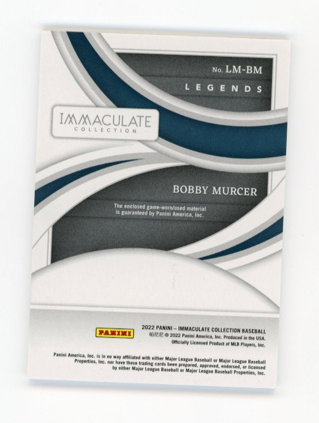 2022 Panini Immaculate Bobby Murcer #LM-BM - #/99 Bat Relic