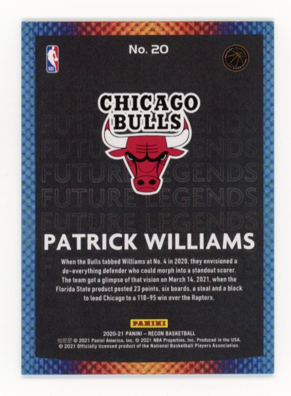 2020/21 Panini Recon Patrick Williams Future Legends #/99