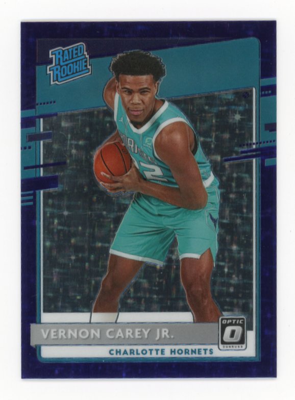 2020/21 Panini Donruss Optic Vernon Carey Jr #182 - #/13 Purple Stars FOTL
