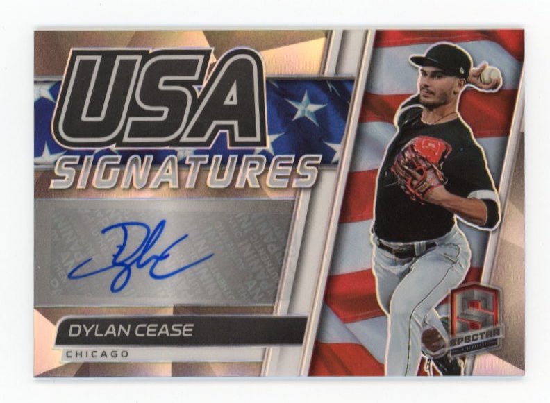 2021 Panini Spectra Dylan Cease #USA-DC - Autograph