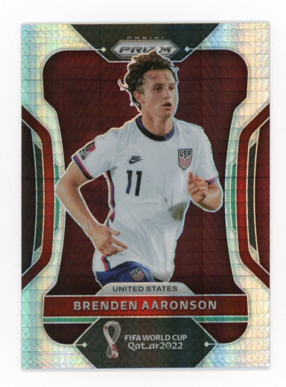 2022 Panini Prizm FIFA World Cup Qatar Brenden Aaronson #200 - Hyper
