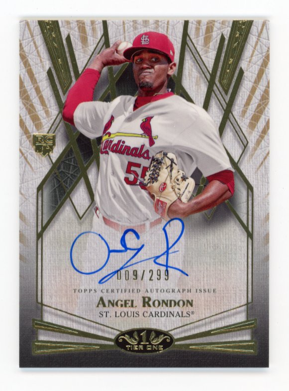 2022 Topps Tier One Angel Rondon #BOA-ARN - #/299 Autograph