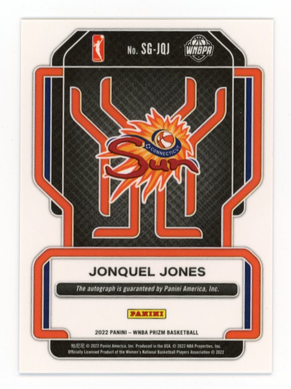 2022 Panini Prizm Jonquel Jones #SG-JQJ - Autograph