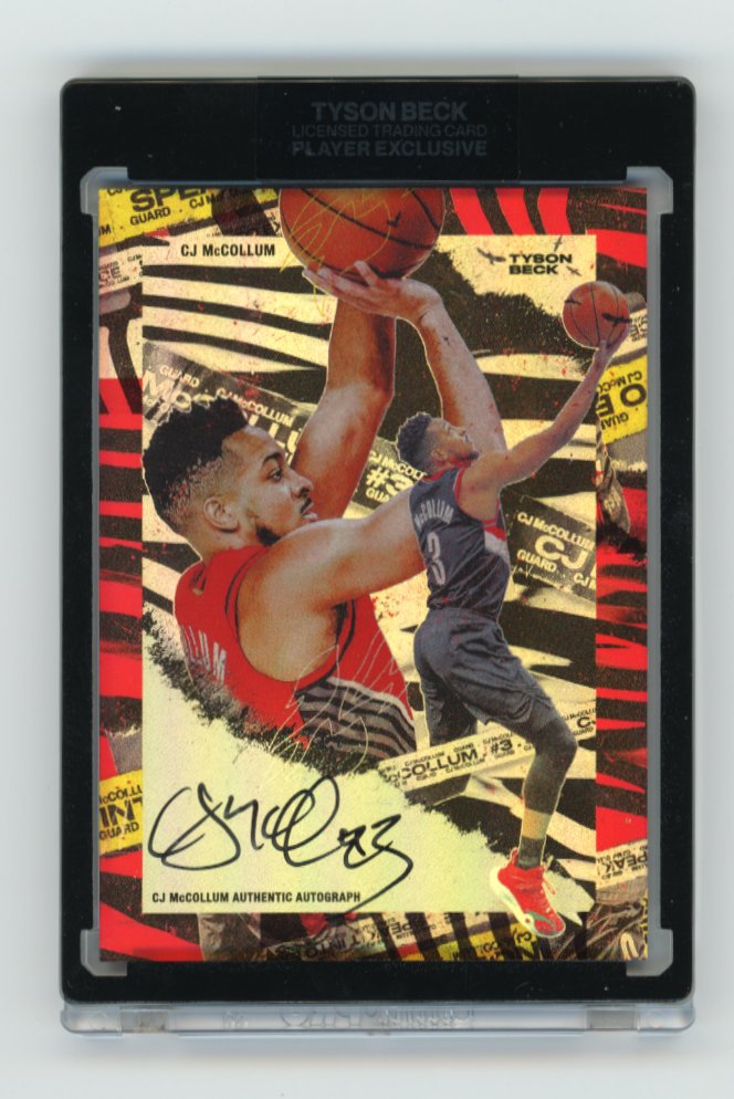 2021 Tyson Beck Player Exclusive CJ McCollum #2 - #/20 Autograph