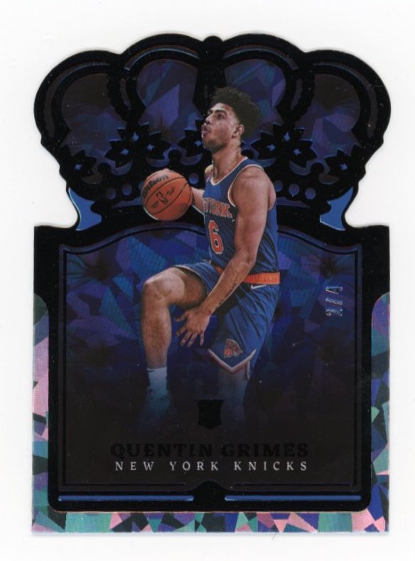 2021/22 Panini Crown Royale Quentin Grimes #5 - #/4 Die Cut