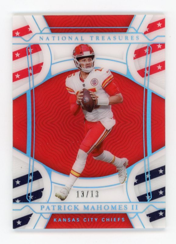 2021 Panini National Treasures Patrick Mahomes #36 - #/13 FOTL
