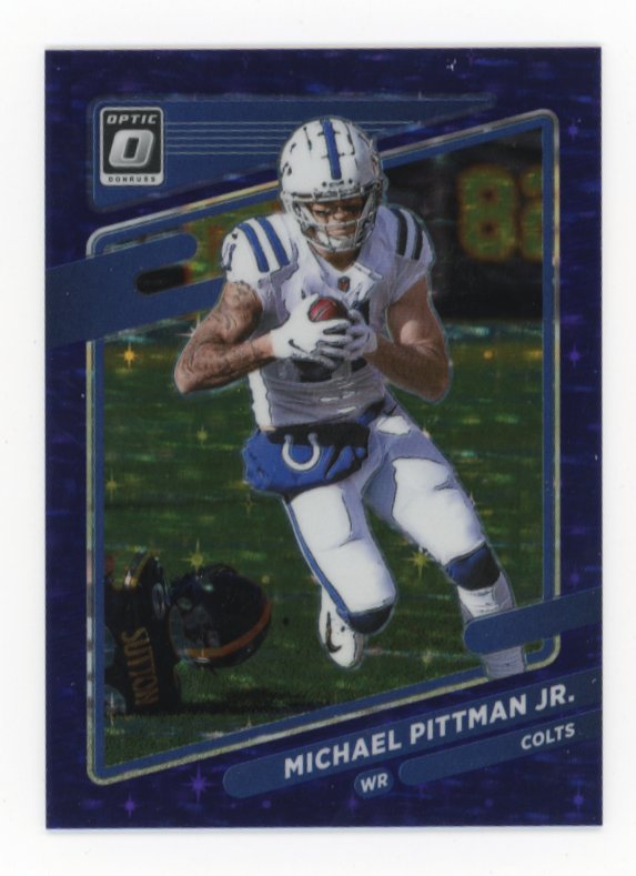 2021 Panini Donruss Optic Michael Pittman Jr. #108 - #/15 Purple Stars