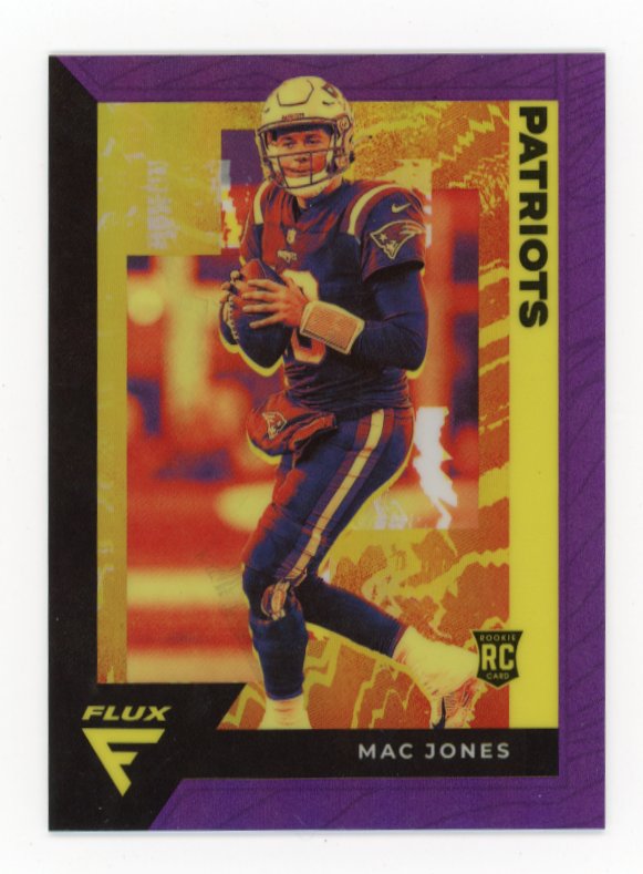 2021 Panini Chronicles Prizm Black Red Mac Jones PB-5 RC Rookie